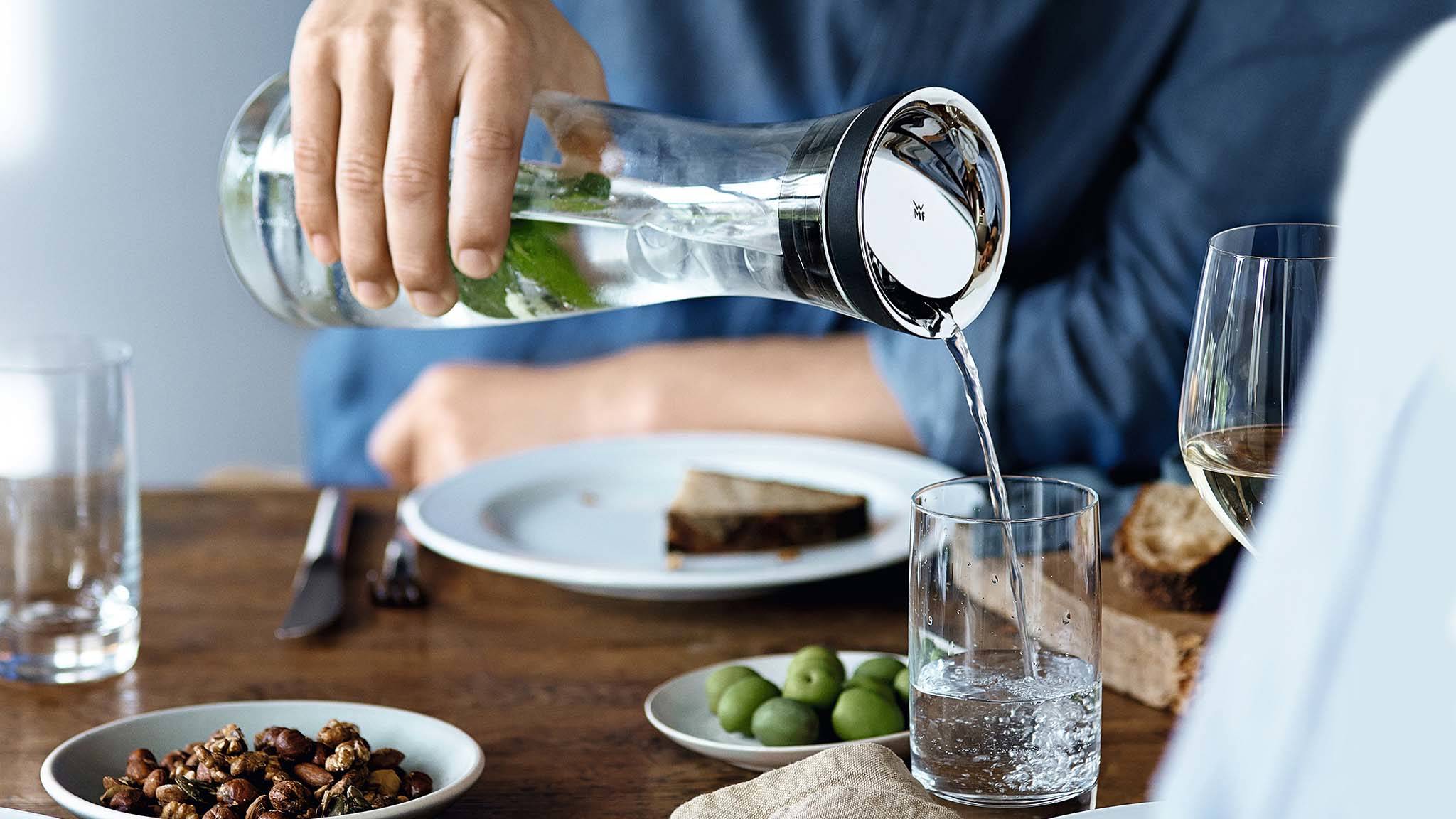 Water decanter 1.0l black Basic WMF Singapore