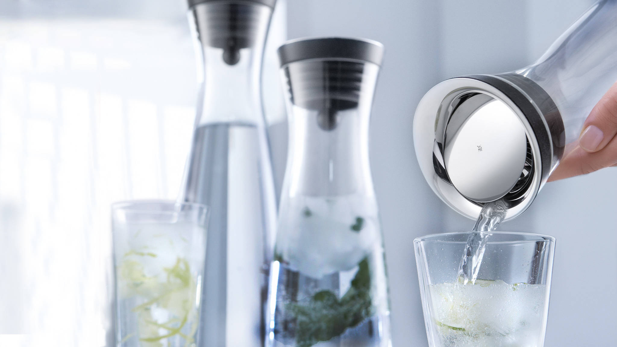 Water decanter 1.0l black Basic WMF Singapore