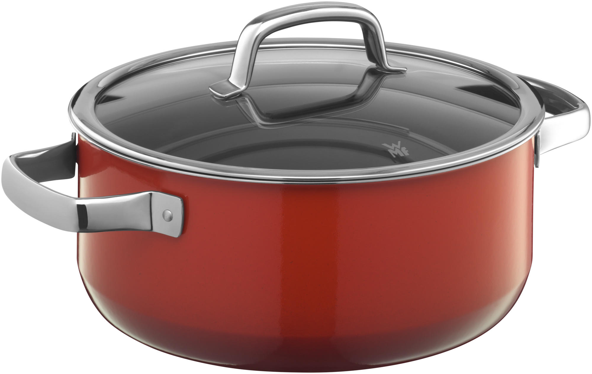 WMF Fusiontec Mineral Braising Pan 24cm w. lid Red