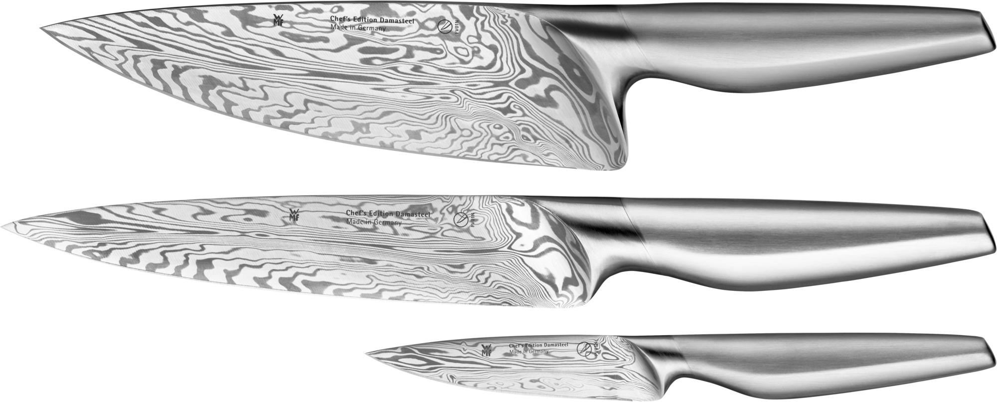 Chef`s Edition Damasteel, 3-pcs knife set