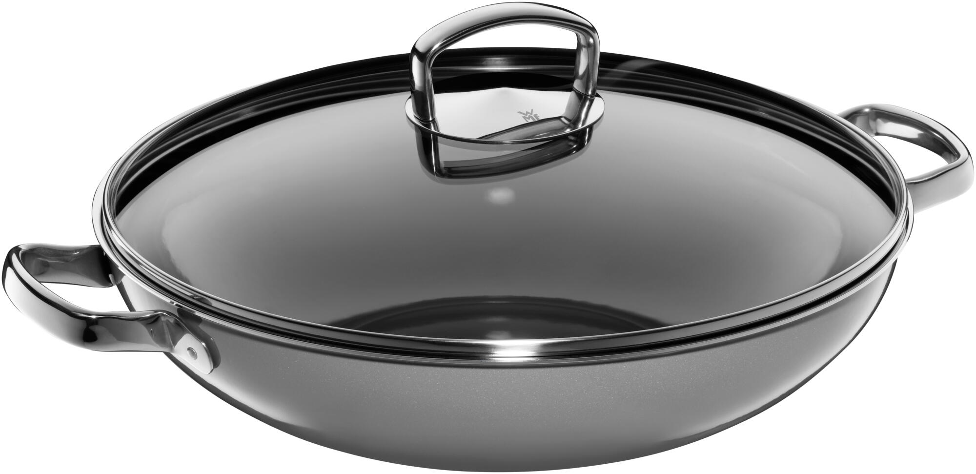 WMF Fusiontec Wok 36cm Platinum w. lid