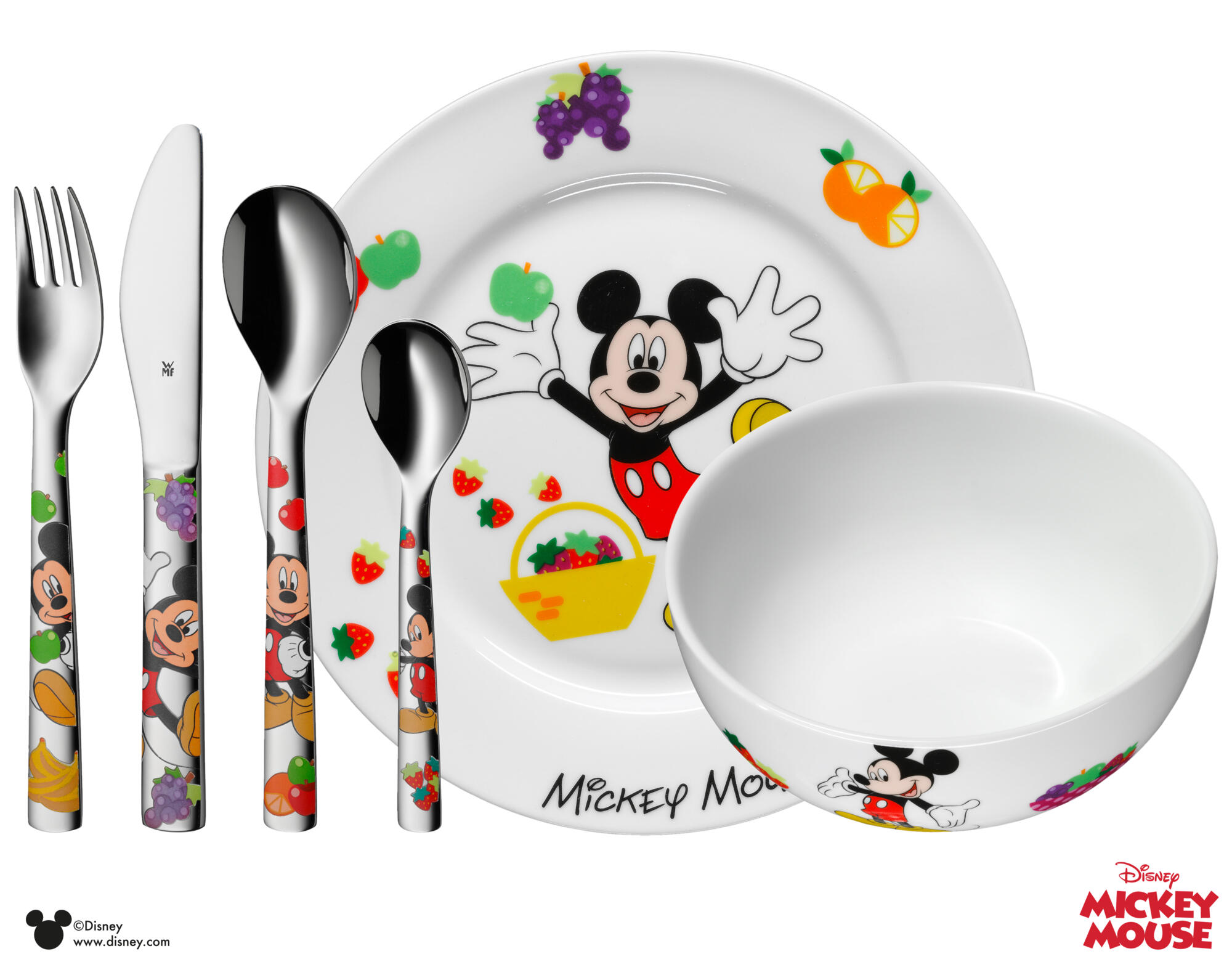 Kids cutlery set Disney Mickey Mouse, 6-piece