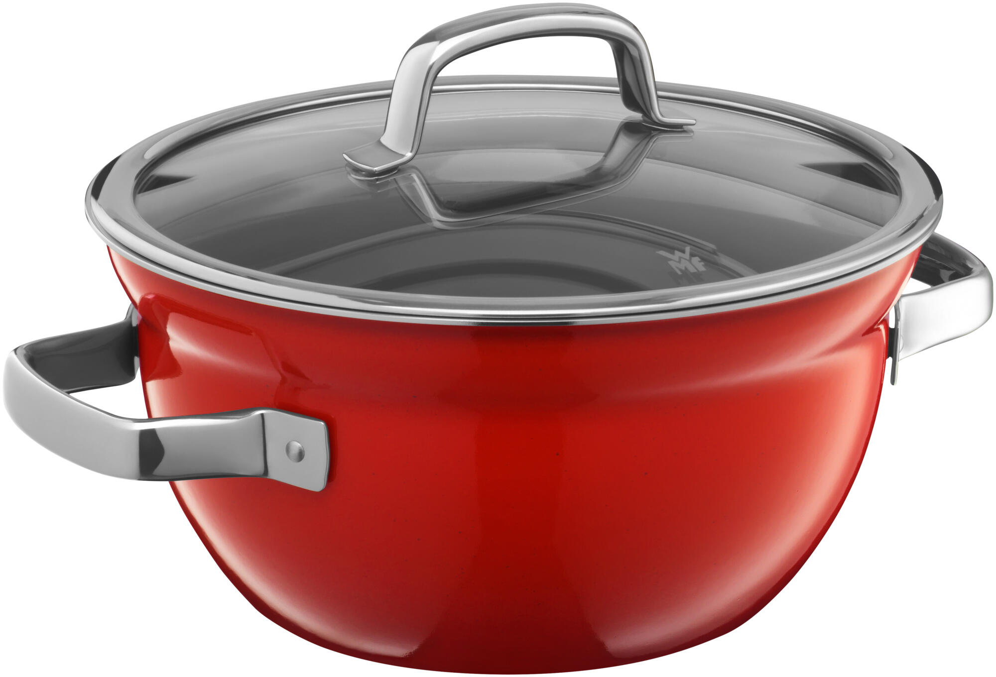 WMF Fusiontec Mineral Cooking Bowl 24cm w. lid Red