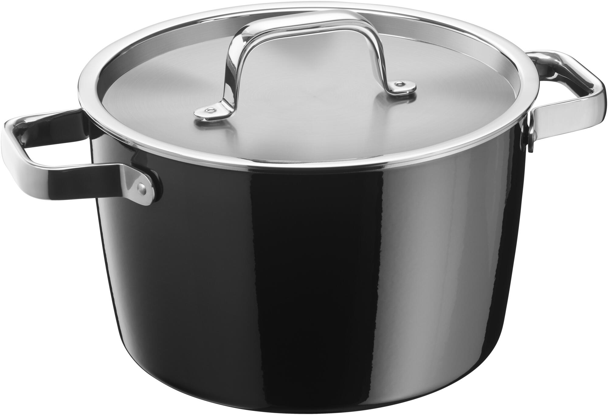 WMF Fusiontec Aromatic Soup Pot 22cm Black