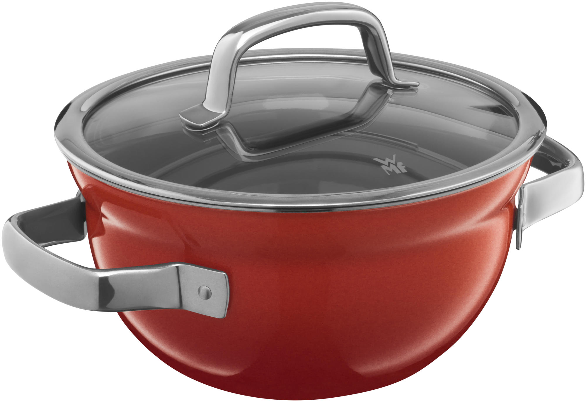 WMF Fusiontec Mineral Cooking Bowl 20cm w. lid Red
