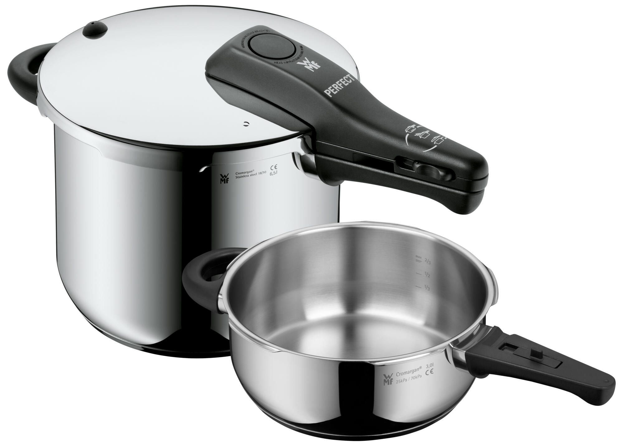 WMF Perfect Pressure Cooker 6,5l + 3,0l