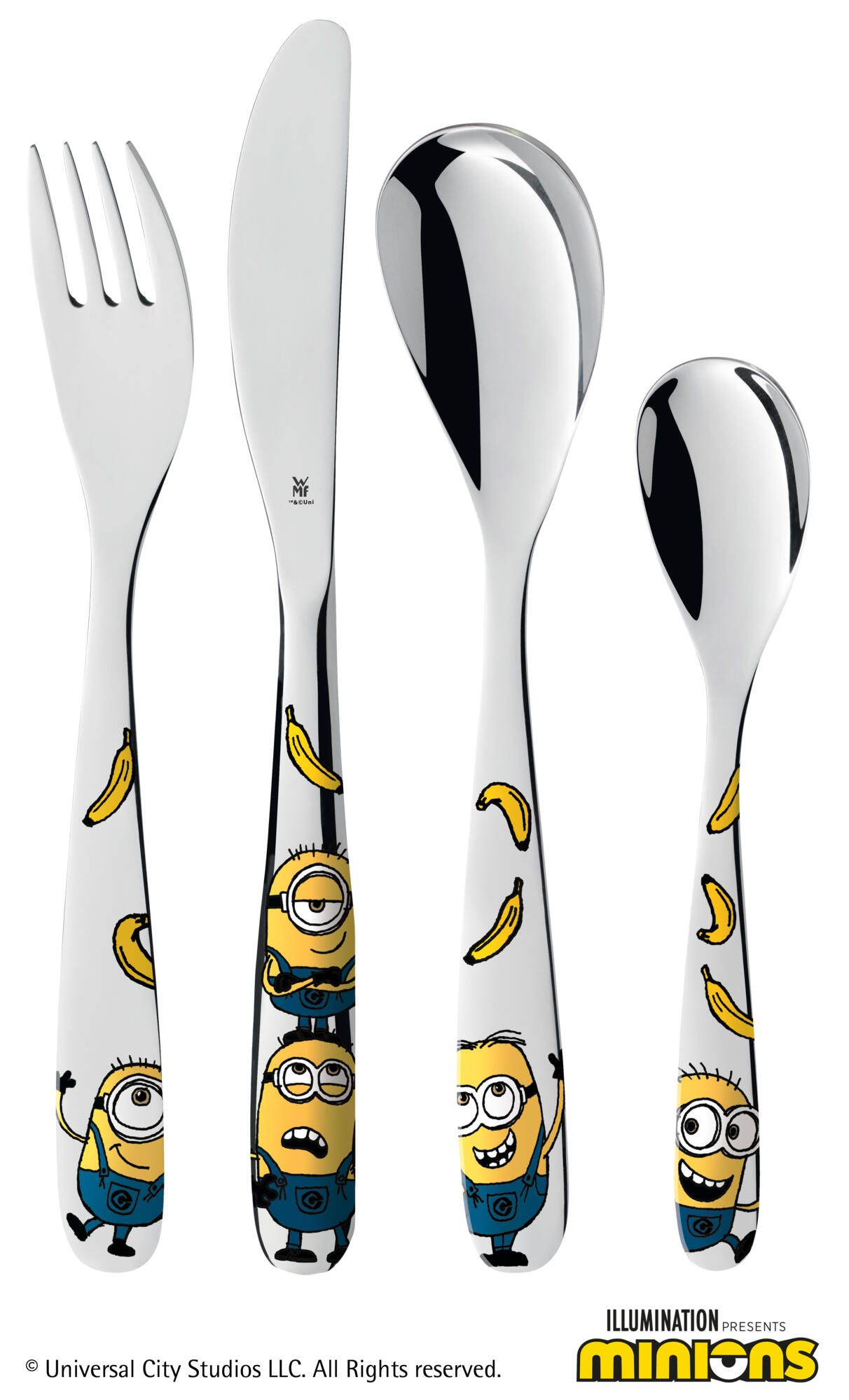 WMF Minions Kids Cutlery Set, 4-piece