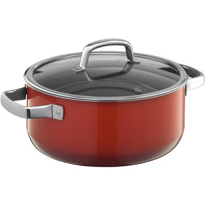 WMF Fusiontec Mineral Braising Pan 24cm w. lid Red