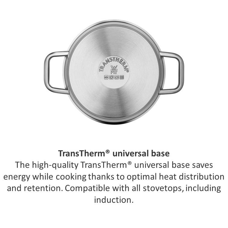 WMF Iconic High casserole with lid 24cm