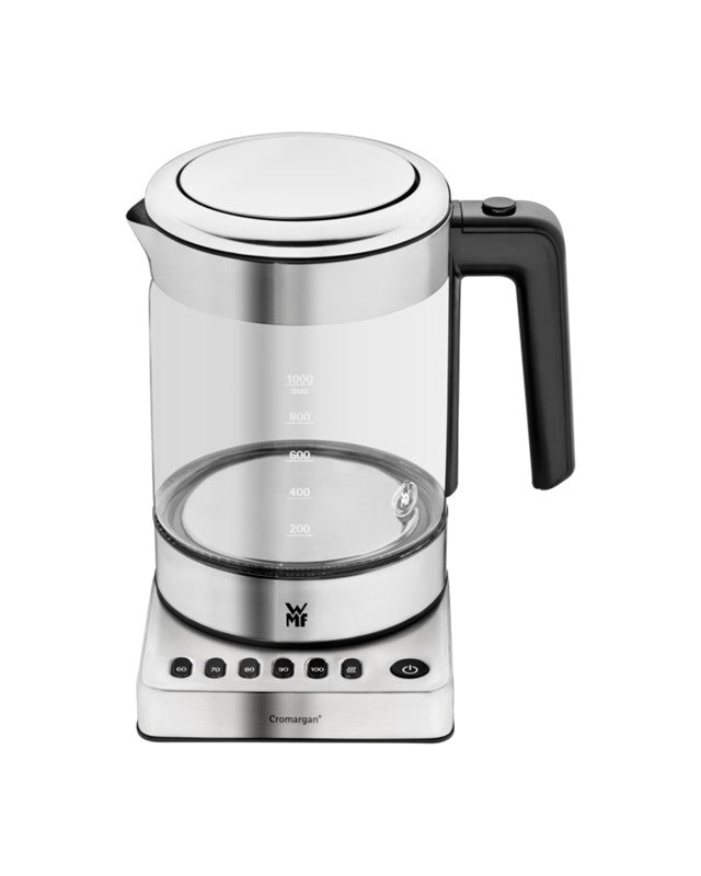 WMF KITCHENminis Glass Kettle Vario Grey 1900W 1L