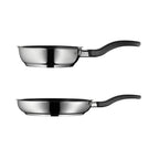 WMF Frying Pan Set 2pcs 20+28cm, Non-Stick Coating, TransTherm® Universal Base & Cromargan® Stainless Steel 0733726299