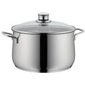 WMF Diadem Plus High Casserole With Lid 24cm 6.5L 2.47KG Cromargan