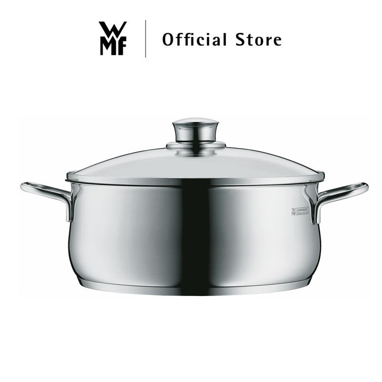WMF Diadem Plus Low Casserole With Lid 24cm 4.5L 2.04KG