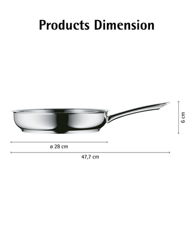 WMF Profi Frying Pan 28cm Stainless Steel 18/10 0790386991