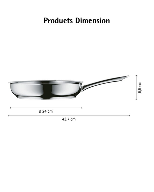 WMF Profi Frying Pan 24cm Stainless Steel 18/10 0790346991