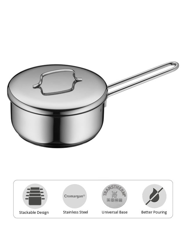 WMF Mini Saucepan With Lid 16cm Stainless Steel 18/10 1.2L