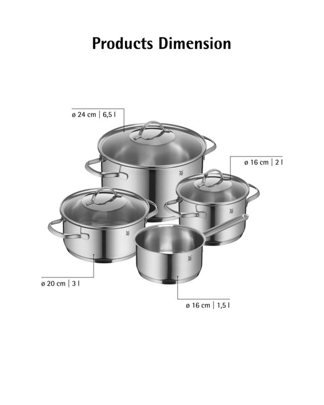 WMF Provence Plus Cookware Set, 4-piece