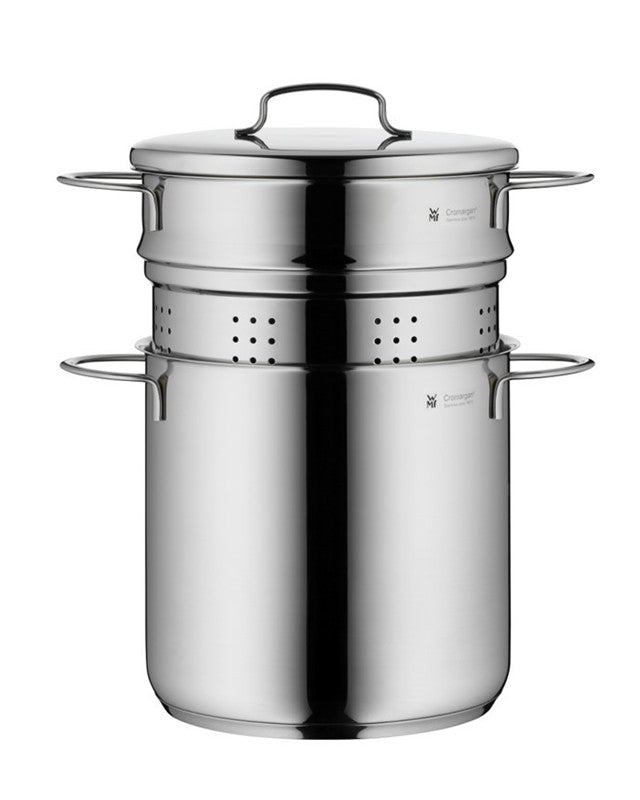 WMF Mini Pasta Pot With Lid And Insert 18cm 3L Stainless Steel