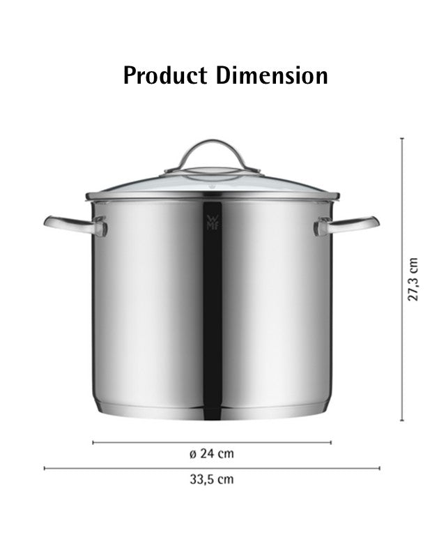 WMF Provence Stockpot 24cm Stainless Steel 8.8L 3KG