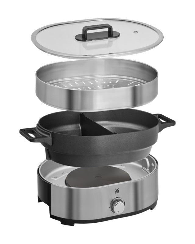 WMF Lono Hot Pot & Steam Silver 1750W 3.6L 8.02KG