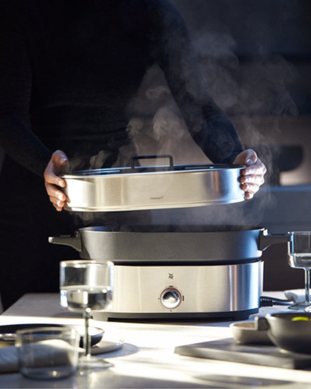WMF Lono Hot Pot & Steam Silver 1750W 3.6L 8.02KG