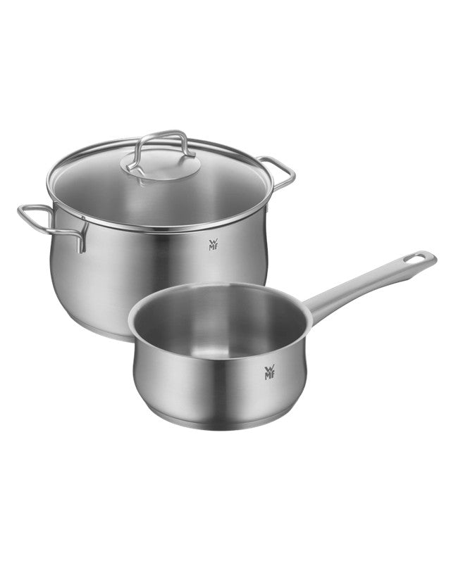 WMF Brilliant Cookware Range High Casserole With Glass Lid 24cm / Saucepan 16cm