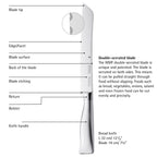 WMF Grand Gourmet Bread knife double scalloped serrated edge