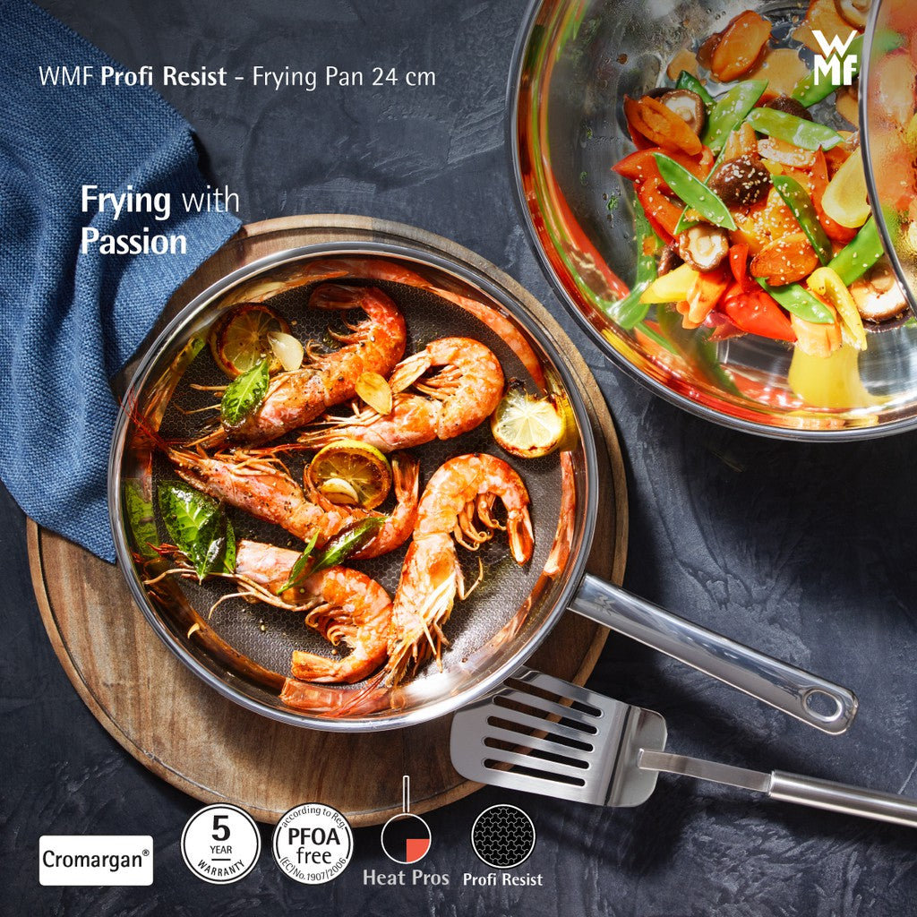 WMF Profi Resist Frying Pan 24cm Silver Stainless Steel
