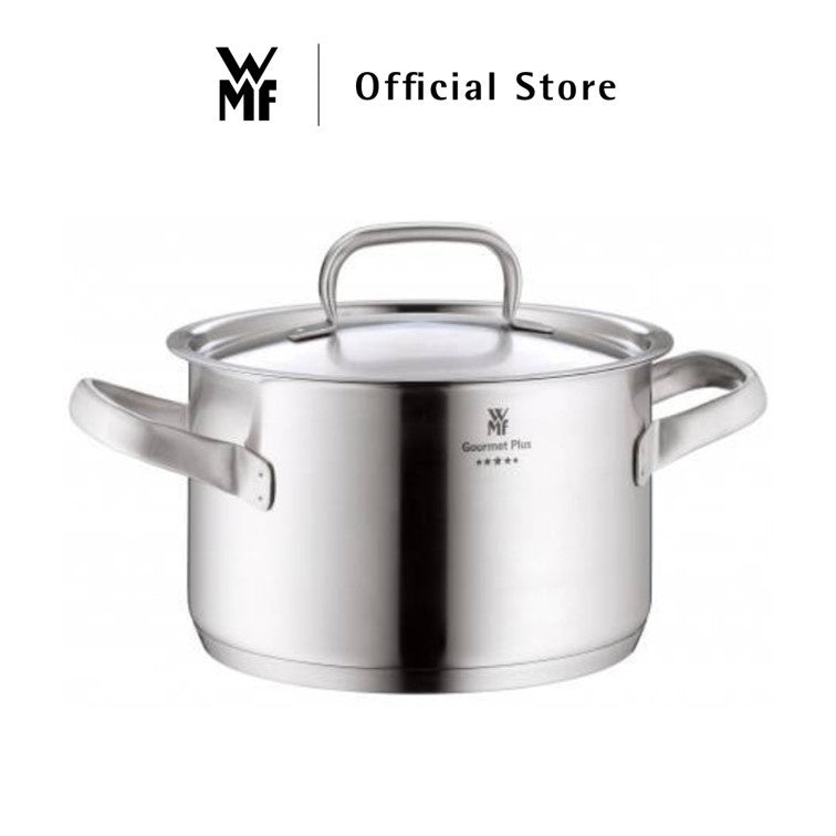 WMF Gourmet Plus High Casserole With Lid 16cm 2L 1.48KG