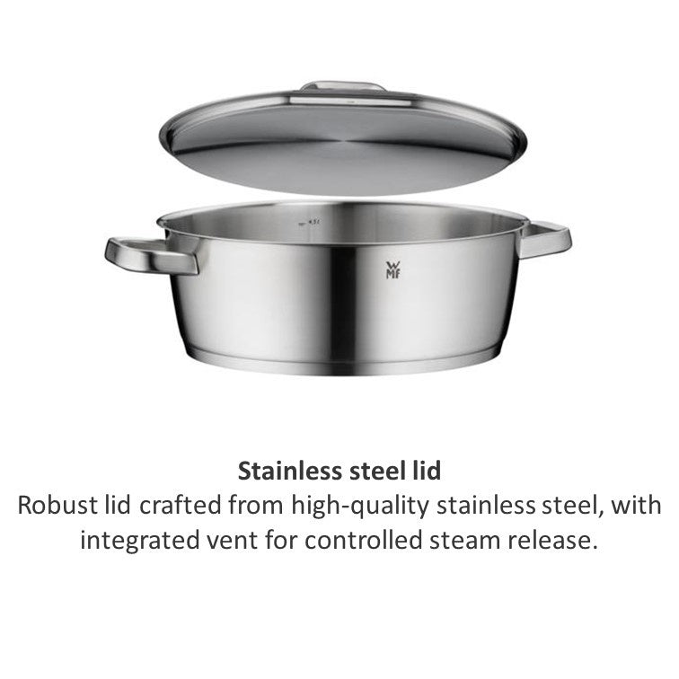 WMF Iconic Round Roaster with inset 28cm