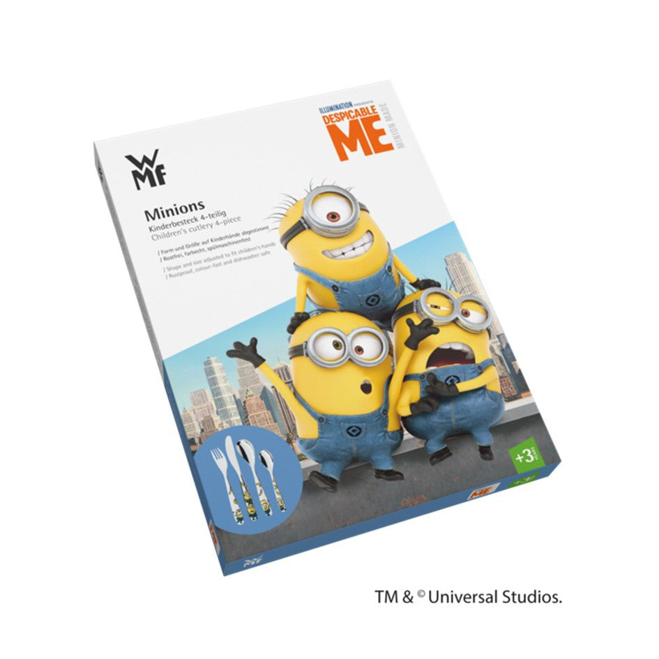 WMF Minions Kids Cutlery Set 4-Pcs Stainless Steel