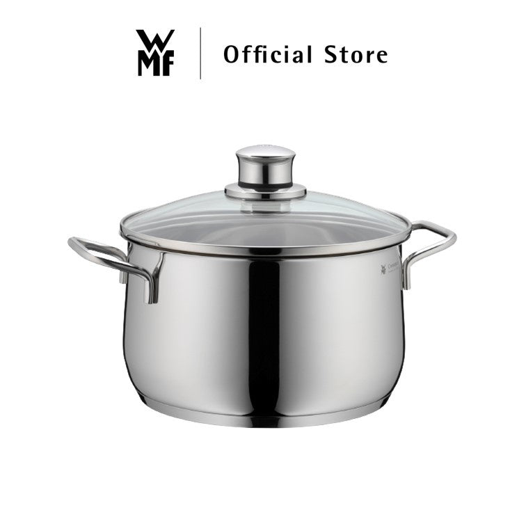 WMF Diadem Plus High casserole with lid 20cm 3.3L Stainless Steel
