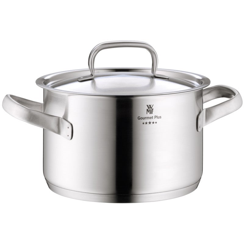 WMF Gourmet Plus High Casserole With Lid 16cm 2L 1.48KG