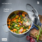 WMF Stockpot with Stainless Steel lid 28cm 14L 3.05KG Silver