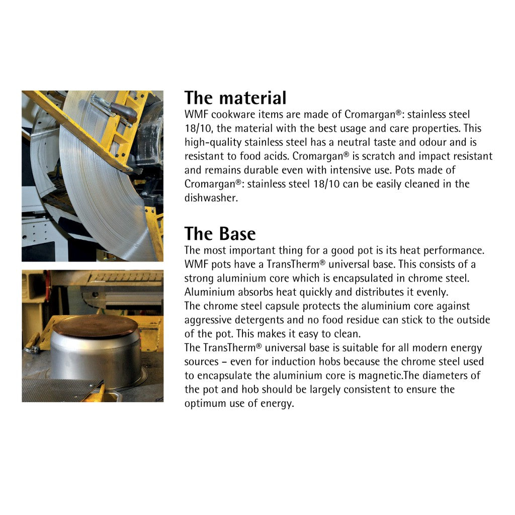 WMF Profi Resist Frying Pan 24cm Silver Stainless Steel