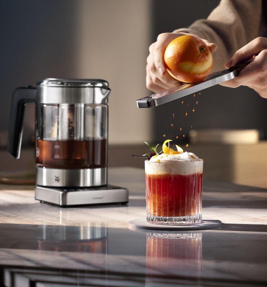 WMF KITCHENminis Glass Kettle Vario Grey 1900W 1L