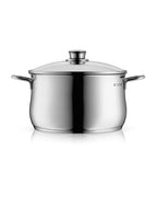 WMF Diadem Plus High Casserole With Lid 24cm 6.5L 2.47KG Cromargan