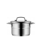 WMF Mini High Casserole With Lid 14cm 1.3 Liters 0.6KG Cromargan