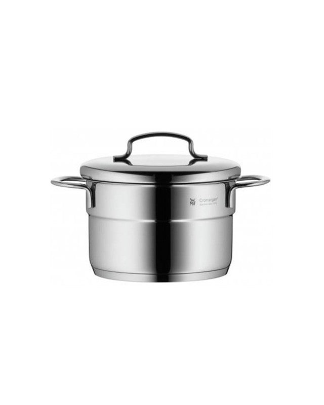 WMF Mini High Casserole With Lid 14cm 1.3 Liters 0.6KG Cromargan