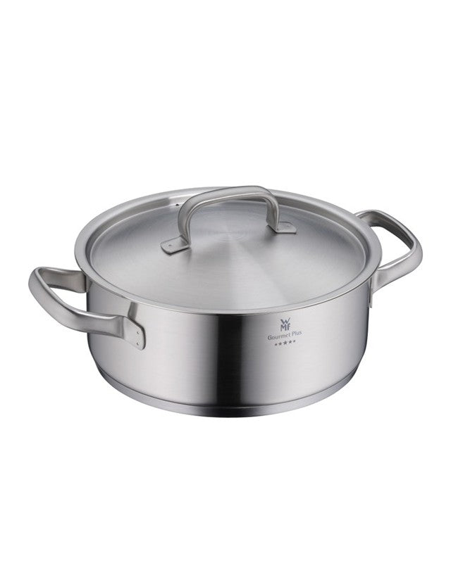 WMF Gourmet Plus Low Casserole With Lid 24cm 4.1Liters 2.57KG