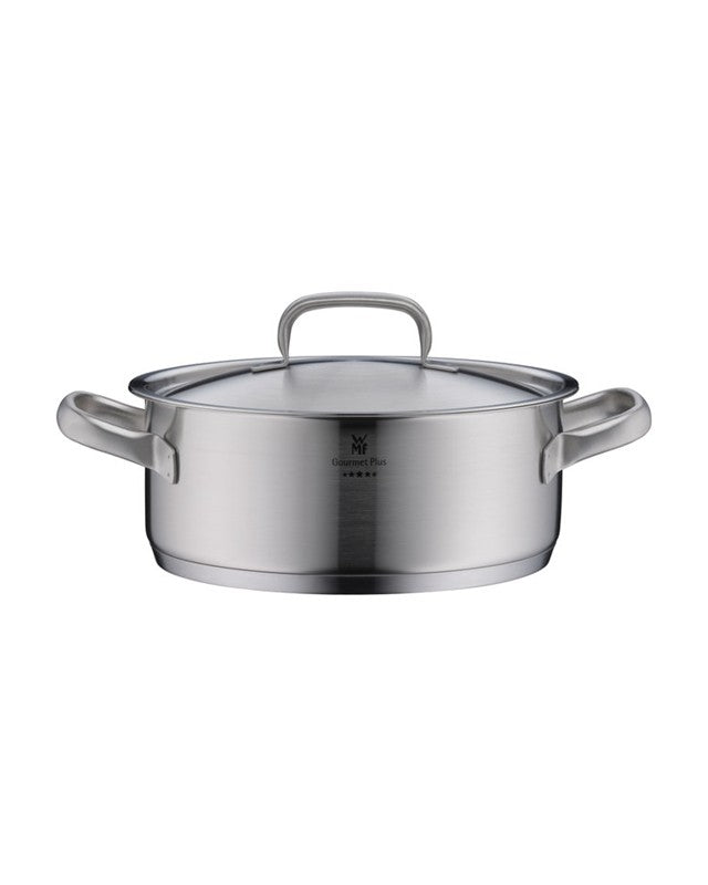 WMF Gourmet Plus Low Casserole With Lid 24cm 4.1Liters 2.57KG