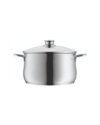 WMF Diadem Plus High Casserole With Lid 24cm 6.5L 2.47KG Cromargan