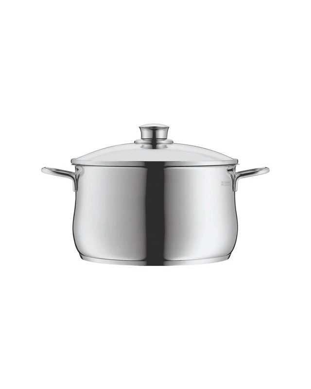 WMF Diadem Plus High casserole with lid 20cm 3.3L Stainless Steel