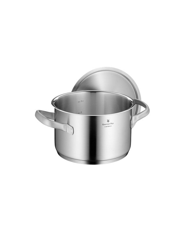 WMF Gourmet Plus High Casserole With Lid 16cm 2L 1.48KG
