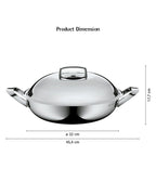WMF Multiply Wok Set 32cm Stainless Steel 0.35KG