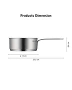 WMF Mini Saucepan, 14cm Stainless Steel 0.9L