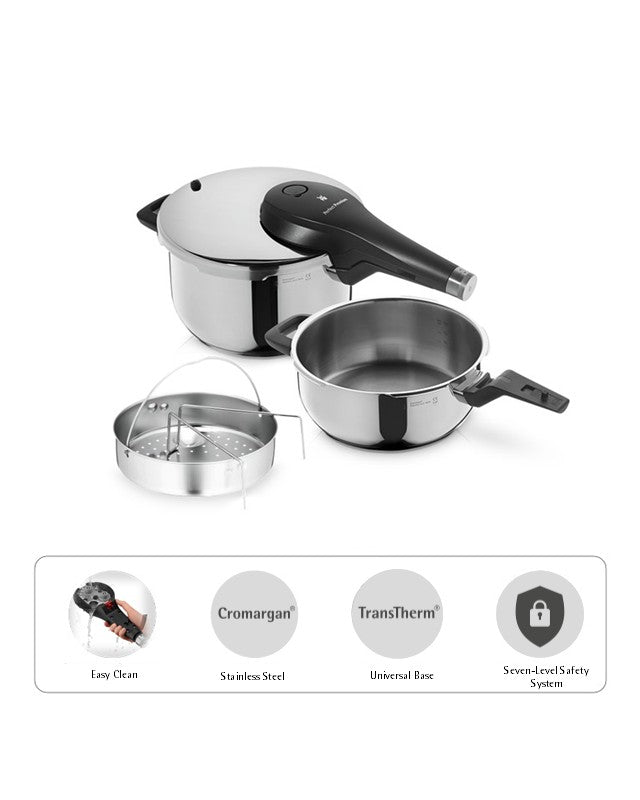 WMF Perfect Premium Pressure cooker set 2-pieces (4.5I + 3.0I)