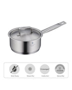 WMF Gourmet Plus Saucepan With Lid 20cm Stainless Steel 18/10