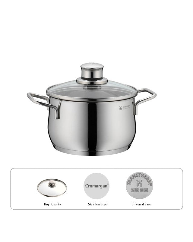 WMF Diadem Plus High Casserole With Lid 16cm 2.47KG