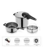 WMF Perfect Premium Pressure cooker set 2-pieces (6.5I + 3.0I)